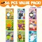Favors Make a Face Stickers Witch Vampire Self Adhesive DIY Stickers for Halloween Kids, Party Game Stickers, Kids Party Favor Supplies Craft